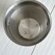 Lightweight silver stainless steel champagne bucket