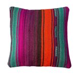 Housse de coussin kilim turc vintage, 40 x 40 cm