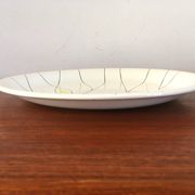 2 Vintage dishes in Salins earthenware service clear 50s