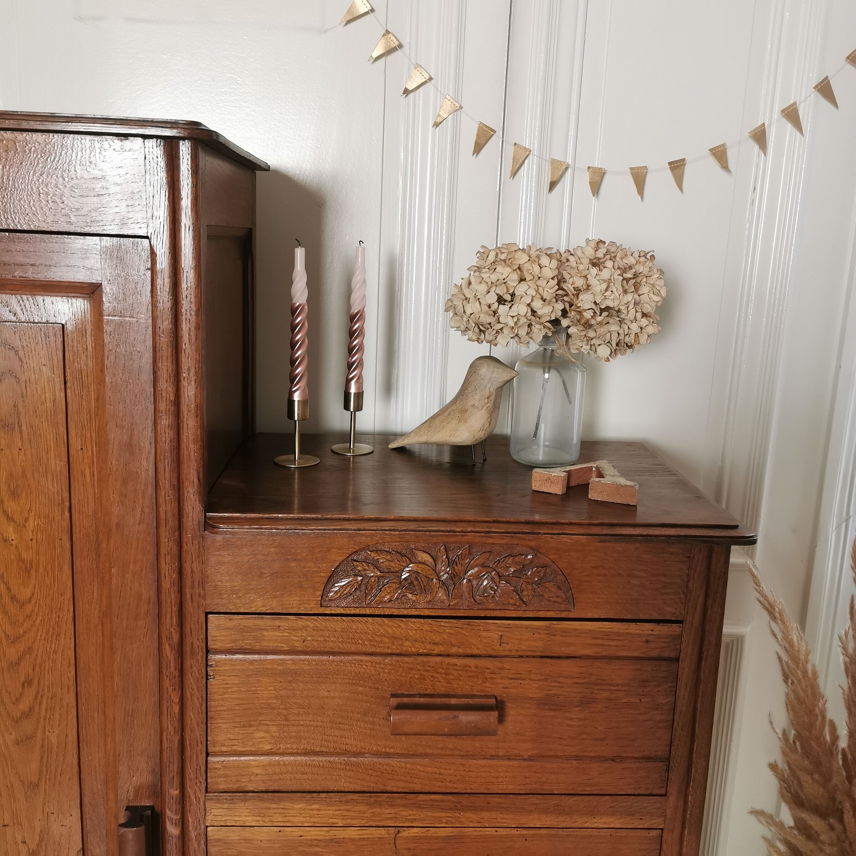 Asymmetrical art deco wardrobe