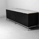 Executive sideboard by Florence Knoll with 'rosé aurore' marble top