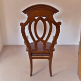 Set of 2 leather armchairs