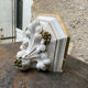 Gold wall lamp console