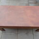 Table basse en cuir vintage