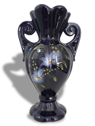 Superb vase amphora ceramic of the 1950s. Perfect condition. Signed "VALLAURIS".