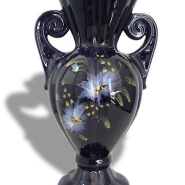 Superb vase amphora ceramic of the 1950s. Perfect condition. Signed "VALLAURIS".
