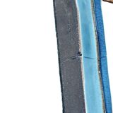 Mithé espelt mirror "cage" in nuanced blue made in 1970.