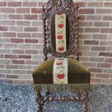 Chaises sculptées style Henry II