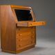 Mid-century modern teak secretary from Dyrlund, Denmark, 1960s