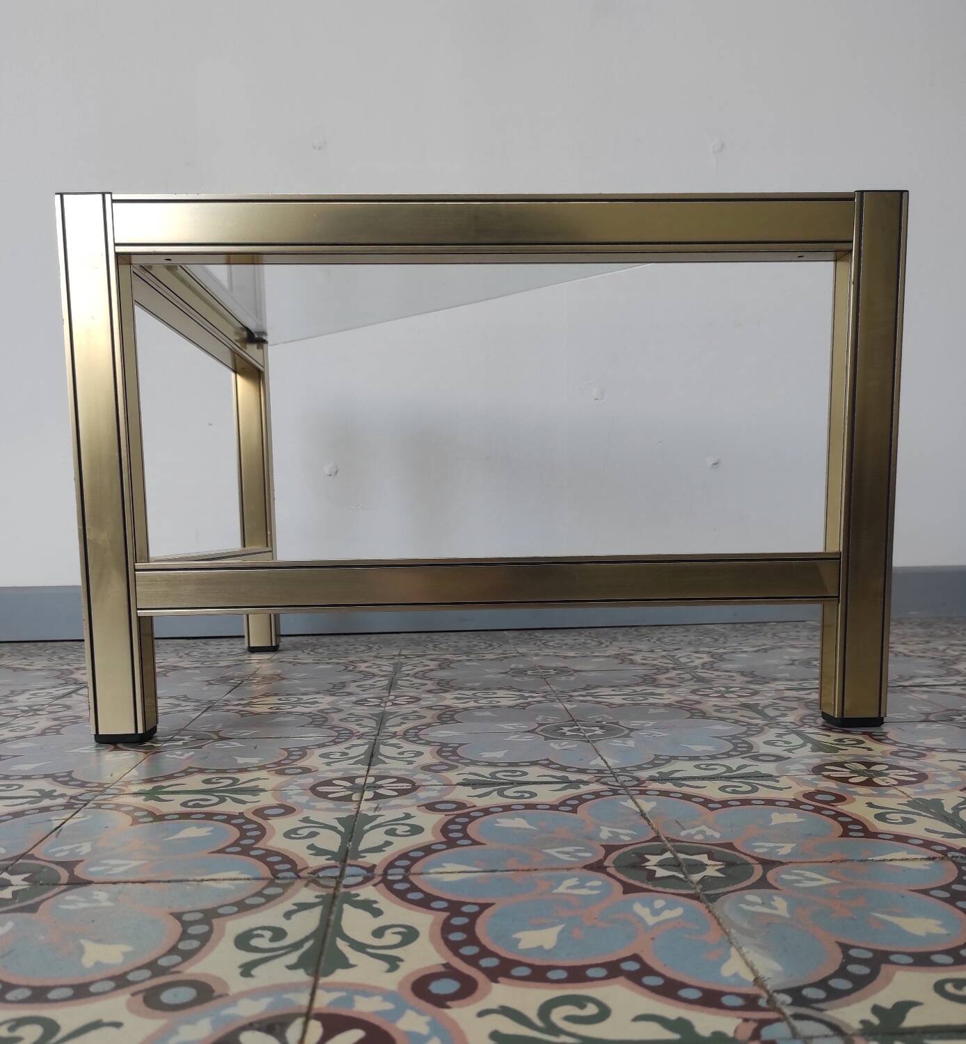 Coffee table, corner side table, 1980.