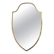 Mid-Century Modern Brass Wall Mirror by Gio Ponti, 1950