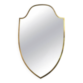 Mid-Century Modern Brass Wall Mirror by Gio Ponti, 1950