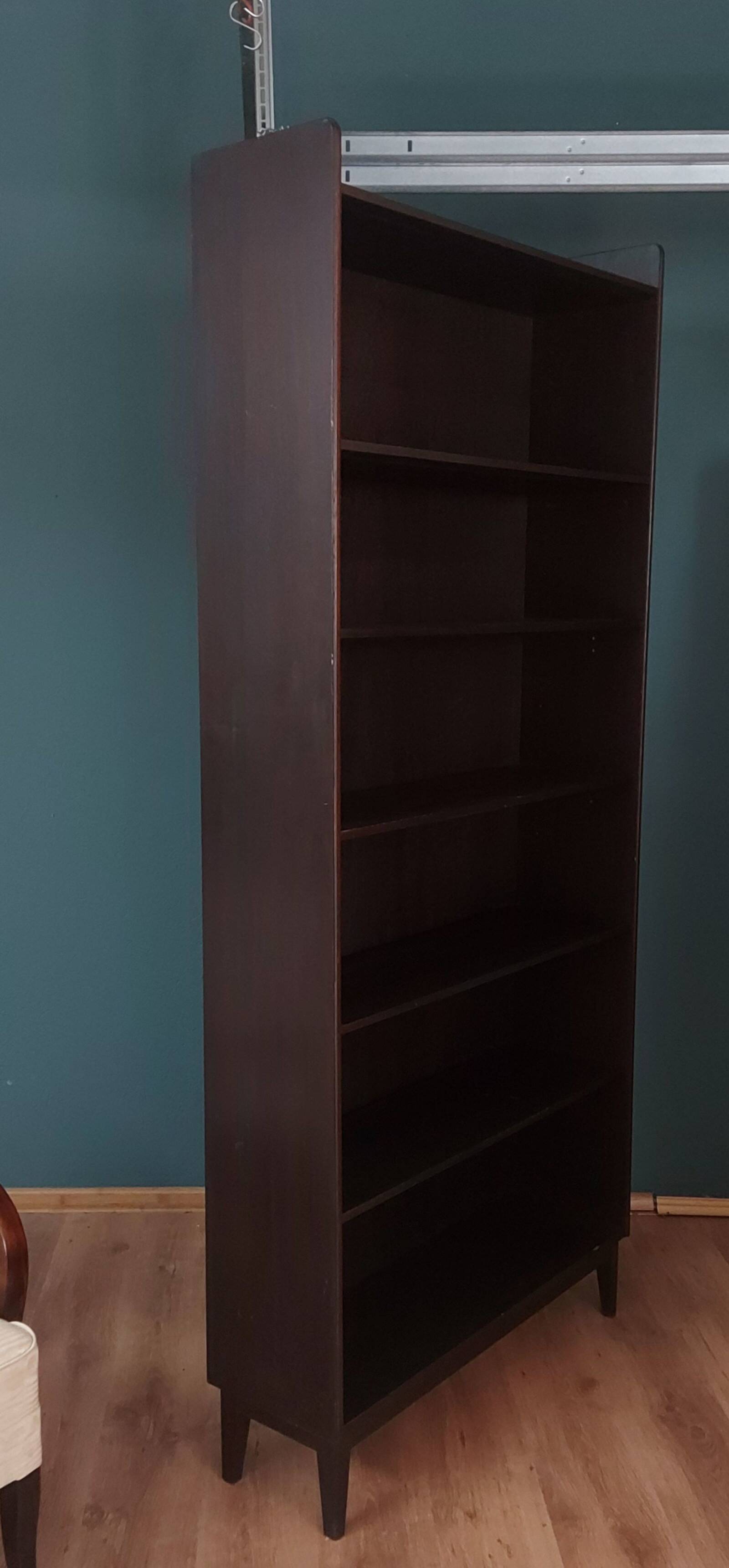 A majestic Danish walnut bookcase