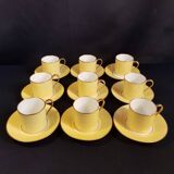 9 Limoges porcelain cups