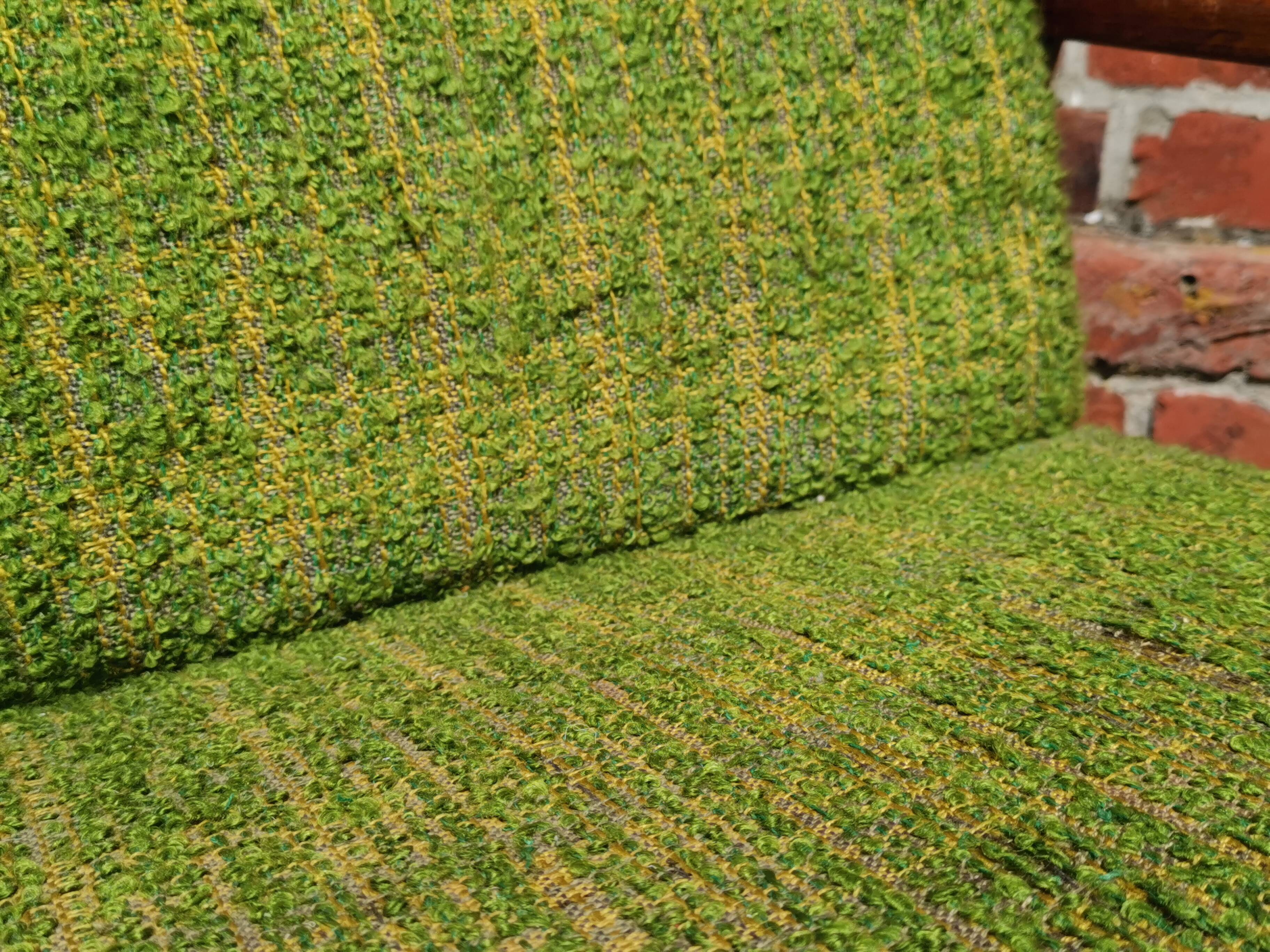 Pair of Czechoslovak armchairs green Jitona 1960