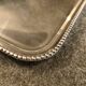 Silver metal tray, late 19th century