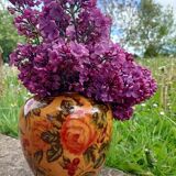 Vase fleurie  vintage