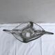 Ancient vase shape cut glass mold transparent design vintage