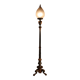 19th-century floor lamp