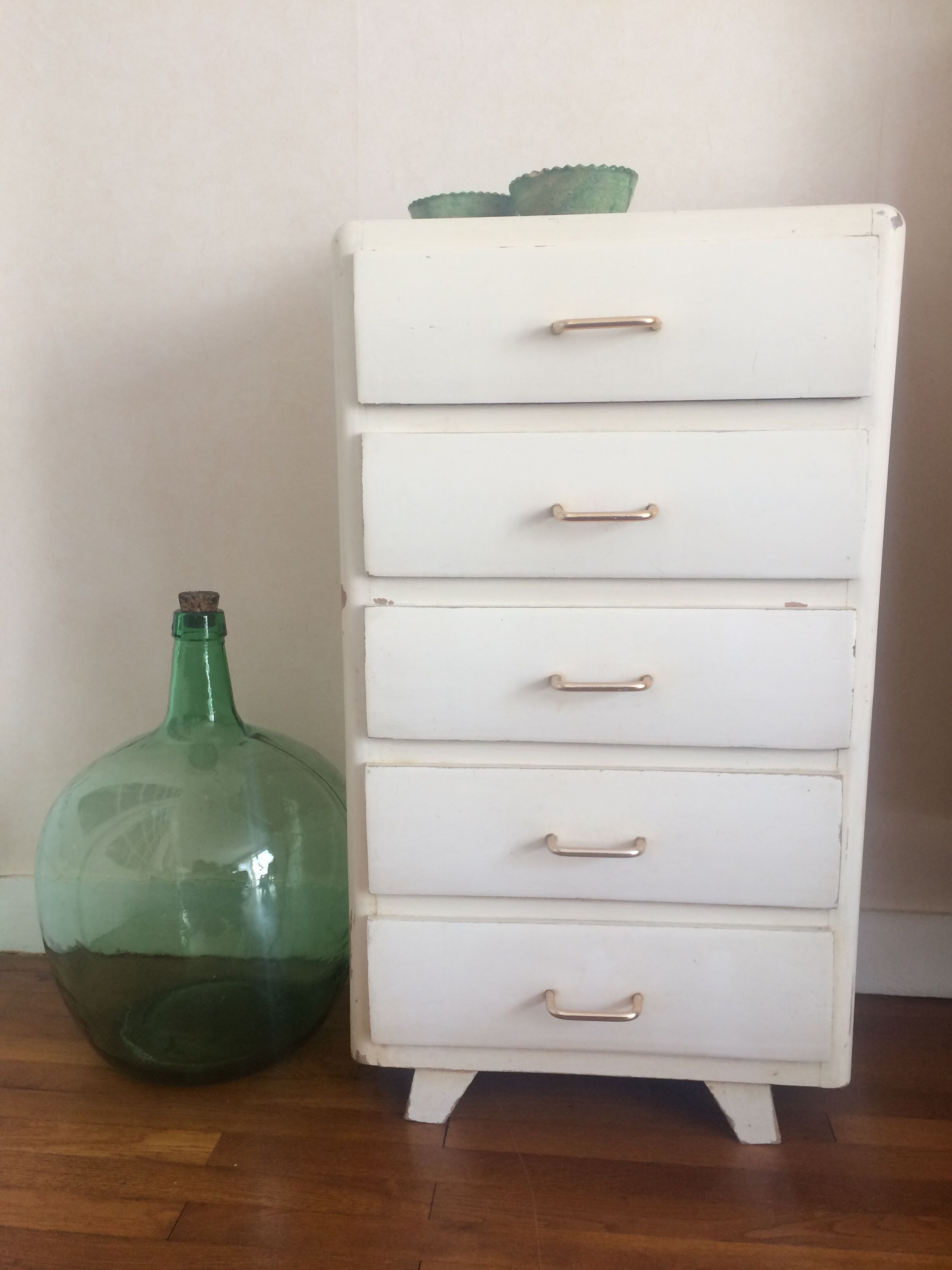 Vintage compass feet chiffonier