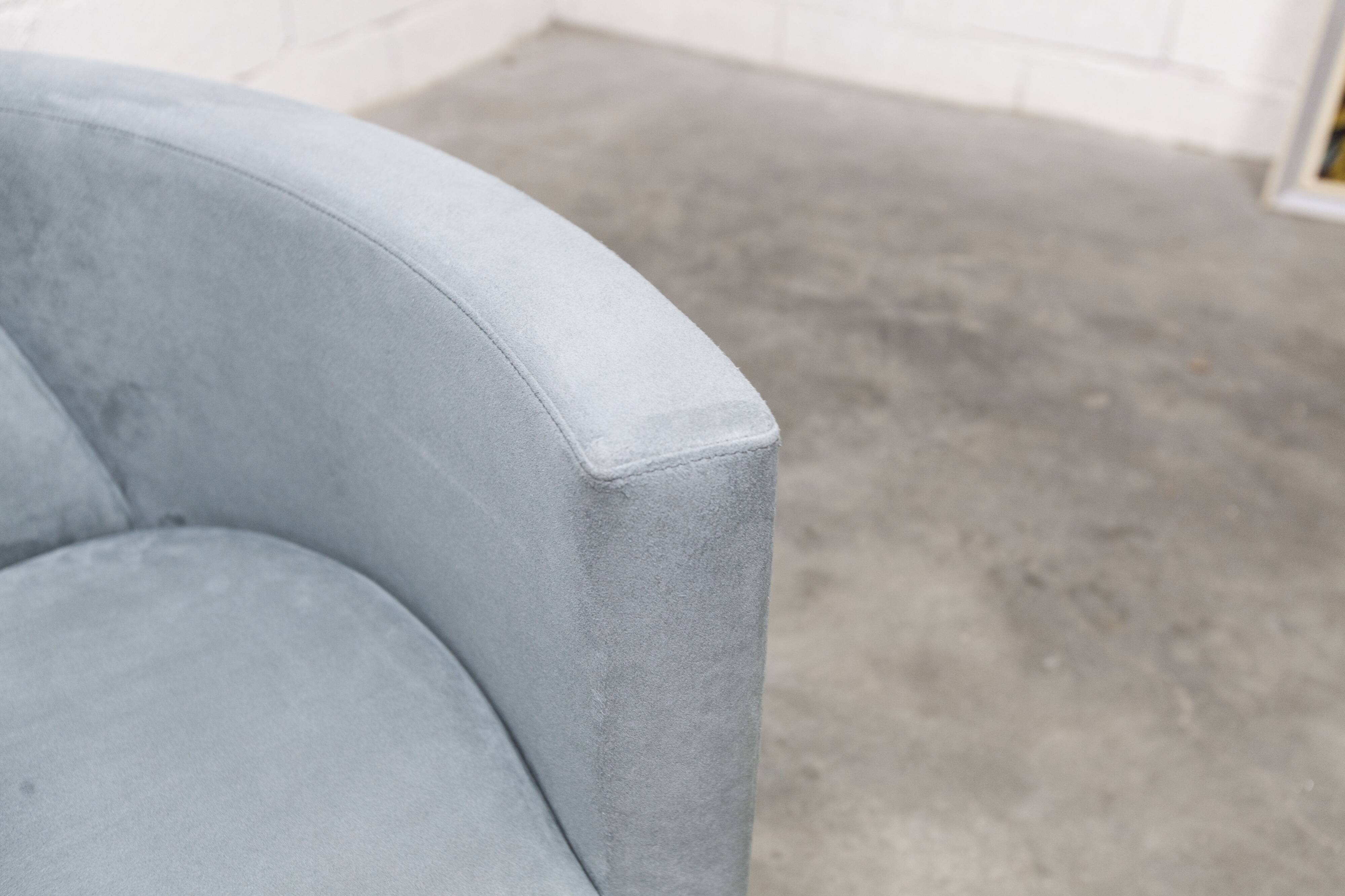 Negresco Sofa Design Bernard Massot for Neology France Moiré Velvet