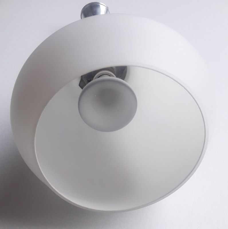 Lustre work Italian glass opalin white