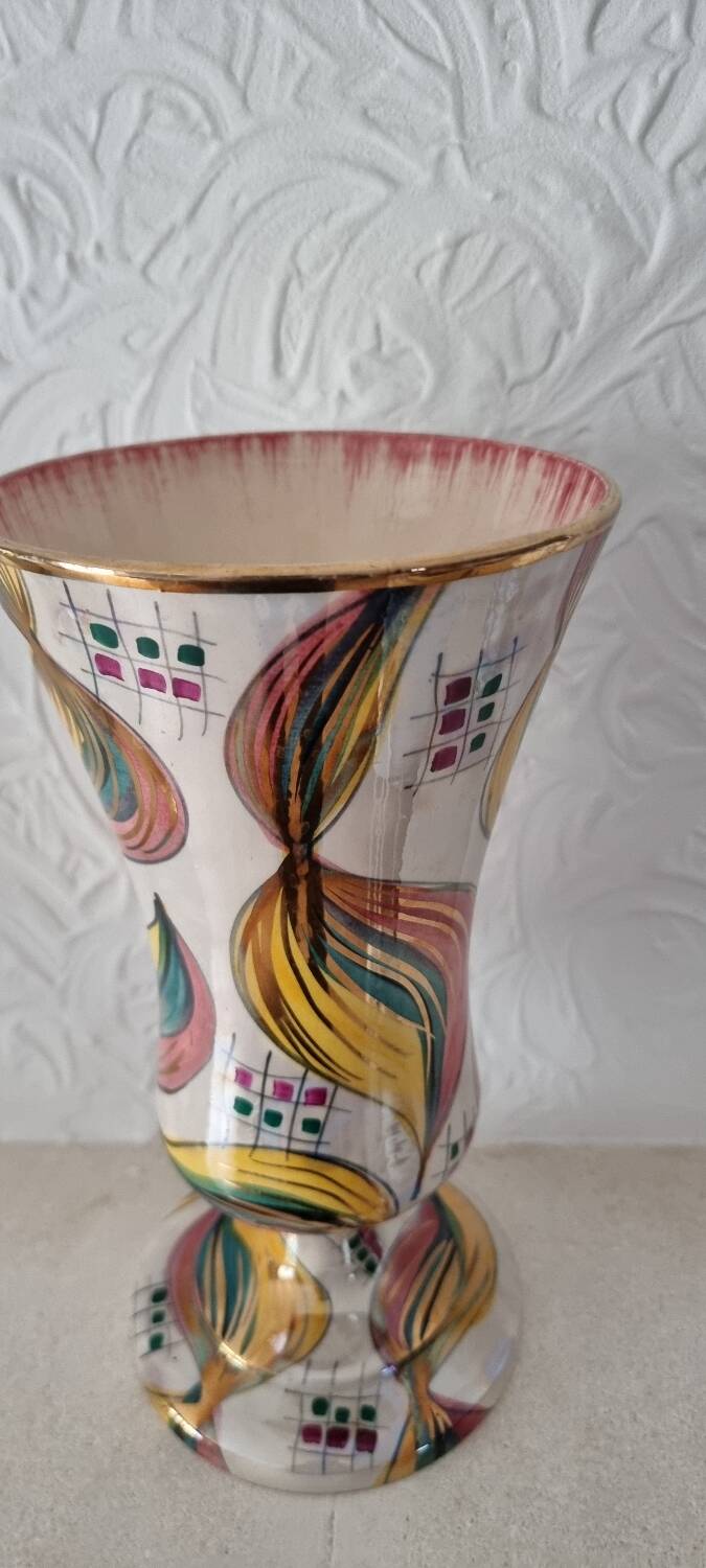 Art deco vase h.bequet quaregnon belgium