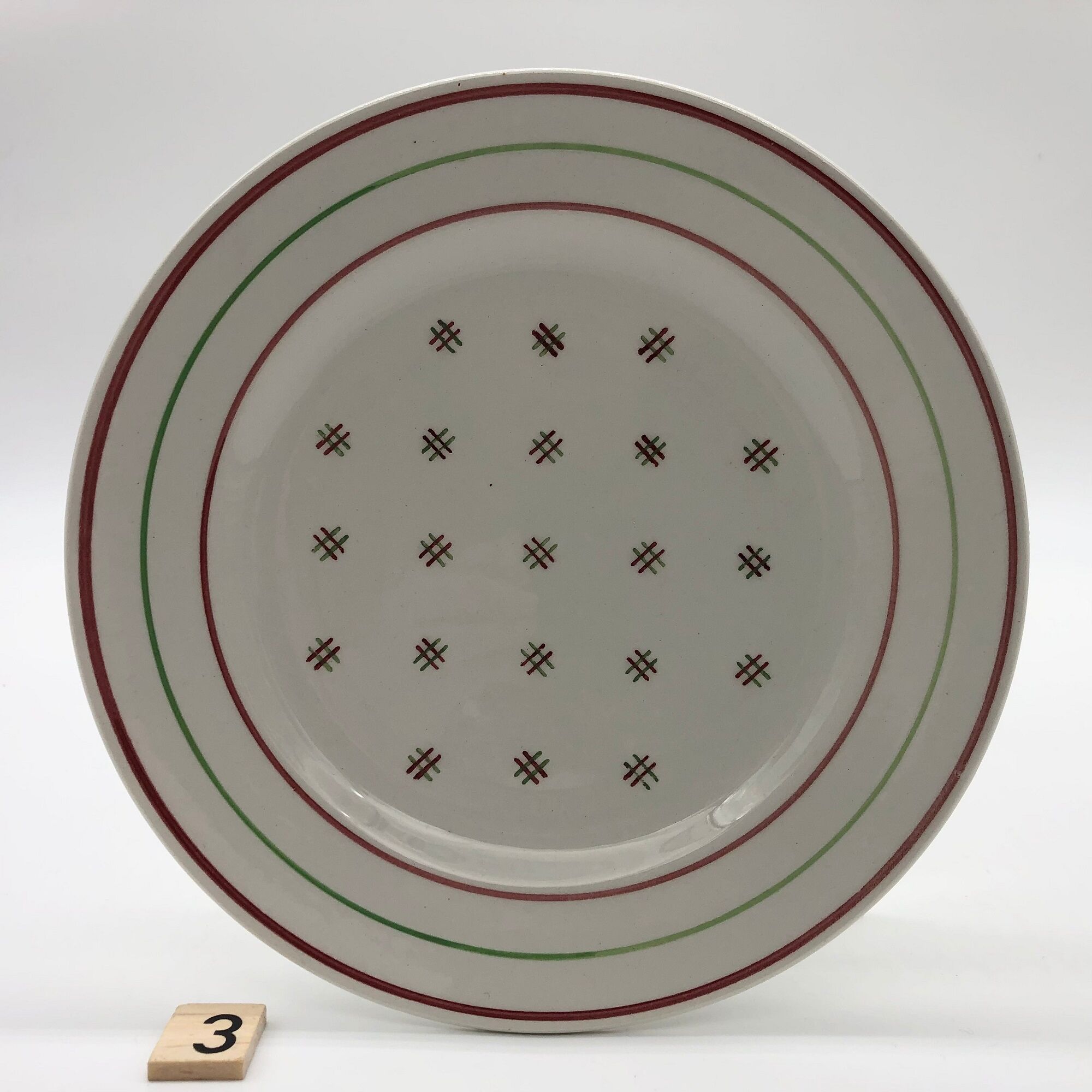 6 Dessert plates "K.G Lunévilles"