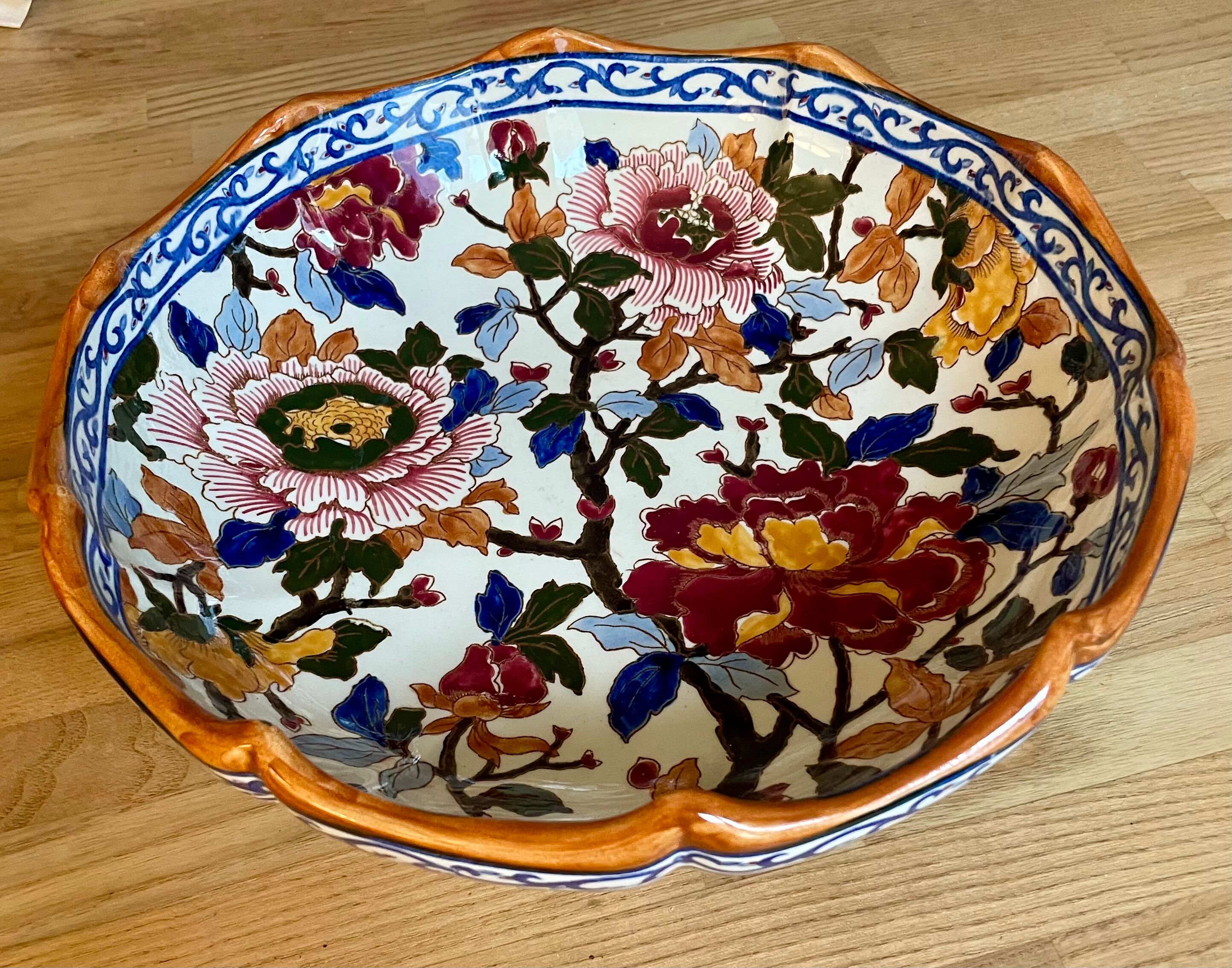 Gien earthenware plate