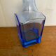 Estelle Antique Colored Whisky/Liqueur Decanter + Blue Crystal Stopper