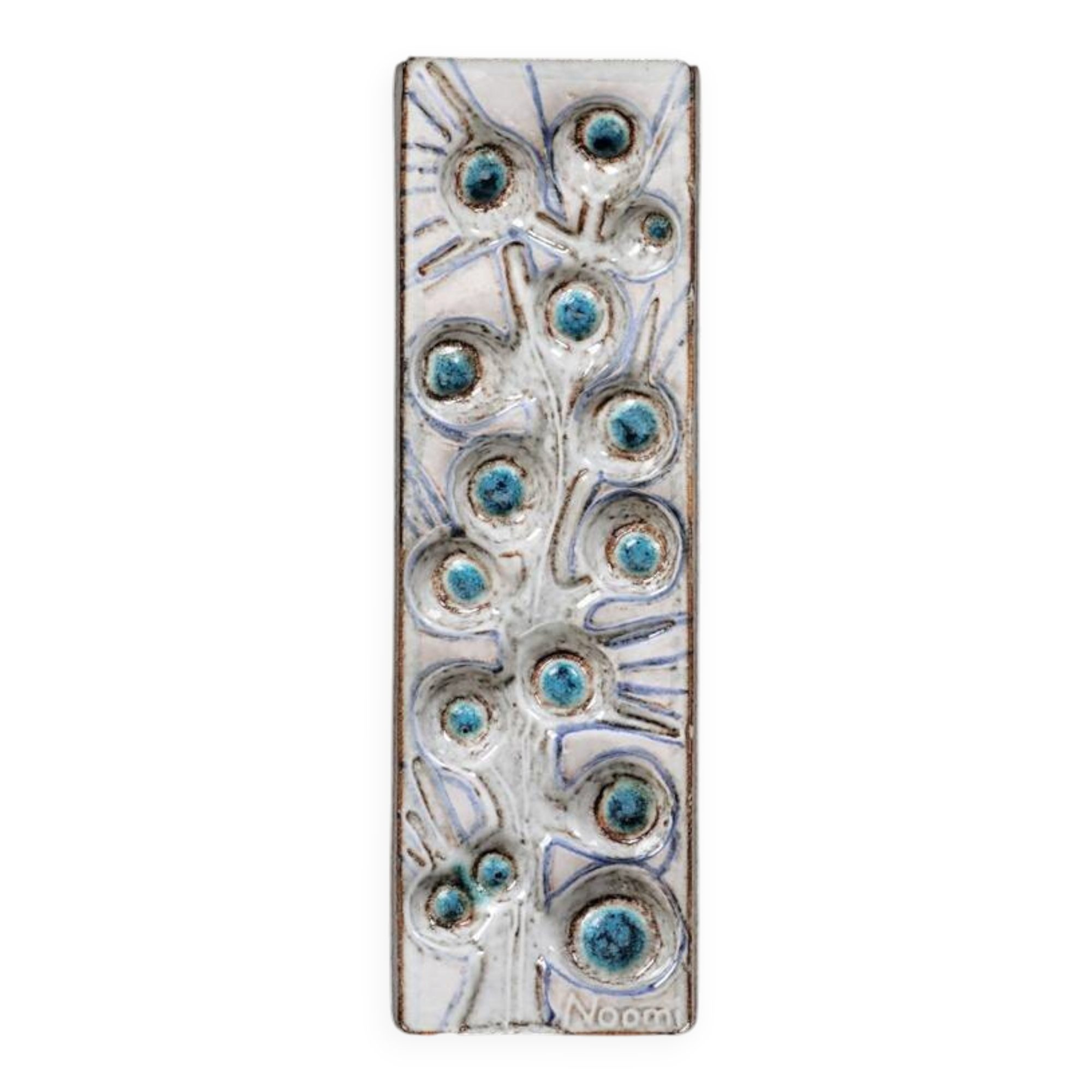 Rare Søholm / Noomi Backhausen “3557” wall plaque / relief / ceramic / stoneware / Mid Century Danish Modern Design
