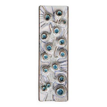 Rare Søholm / Noomi Backhausen “3557” wall plaque / relief / ceramic / stoneware / Mid Century Danish Modern Design