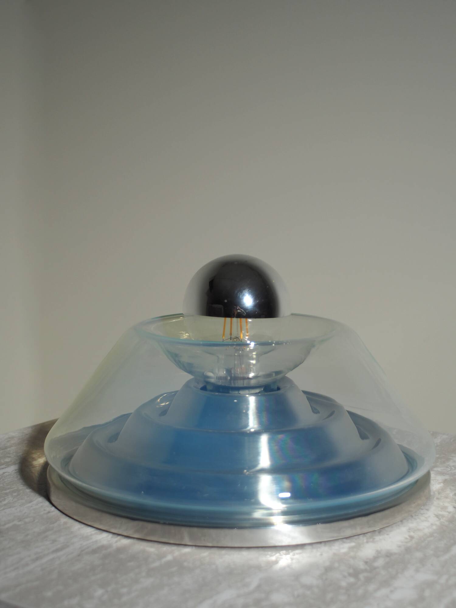 Wall light by Seguso, Italy, circa 1960.