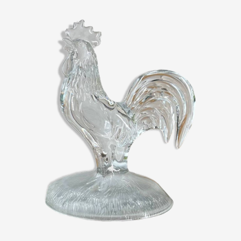 Crystal paperweight “The rooster’s plume”