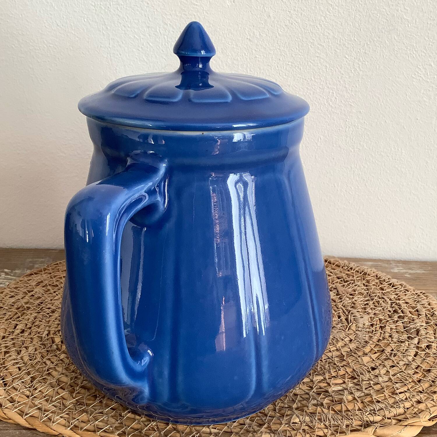 Blue teapot, coffee pot