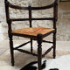 Fireplace armchair