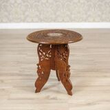 Small Early 20th Century Inlaid Side Table, 1950s