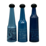 3 bouteilles Salvador Dali vintage en verre des années 70, vintage