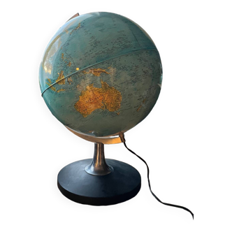 Vintage earth globe