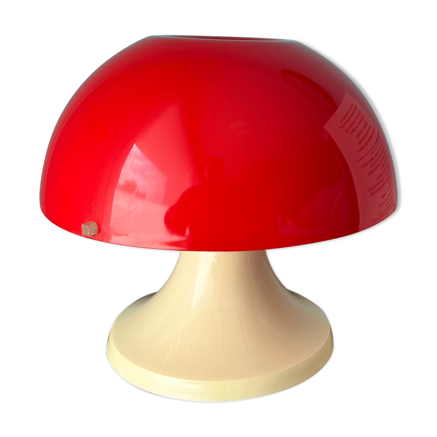 Red mushroom lamp 1970