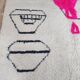Unique handmade Berber rug 3x2 m