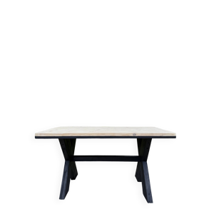 Table bois ancienne rénovée