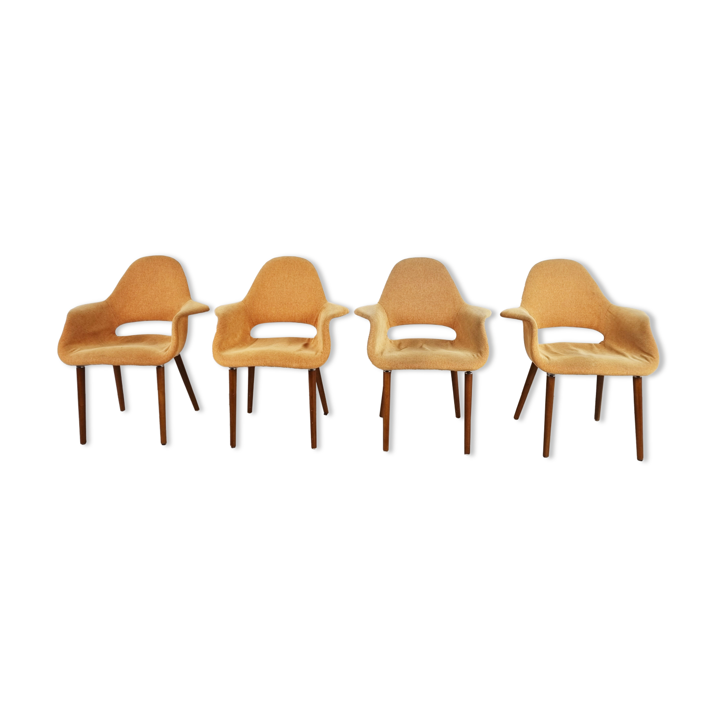 Vintage organic armchairs, 1970s