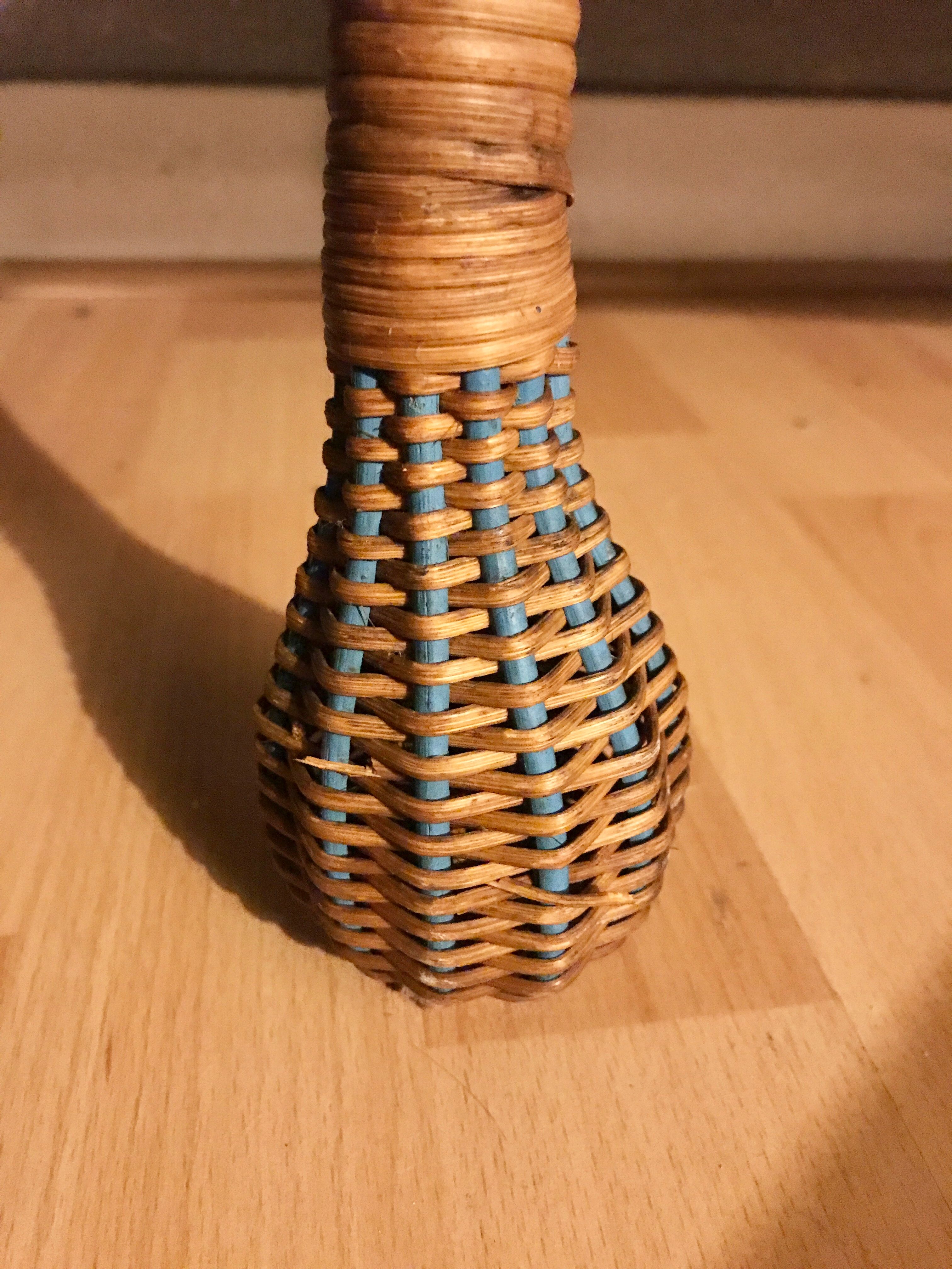 1950s rattan dessert