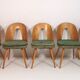 Ensemble de 4 chaises à manger par Antonín Šuman, années 1960