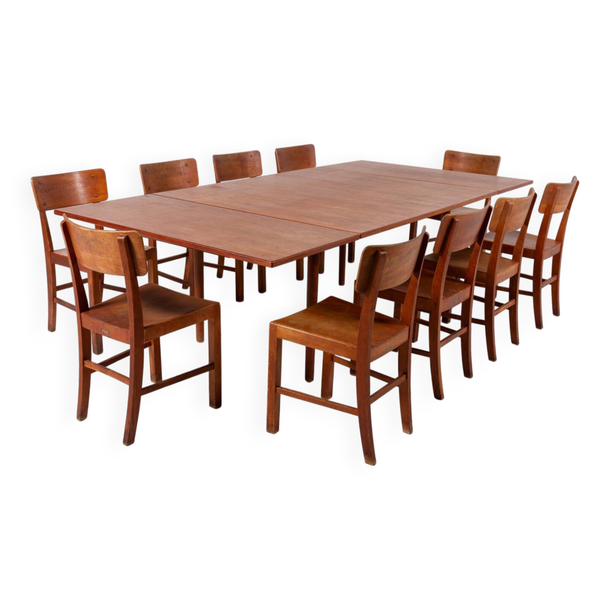 Large Danish Mid-Century Modern dining set from Illums Bolighus, 1960’s