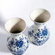 Vases Delft fait et peint à la main