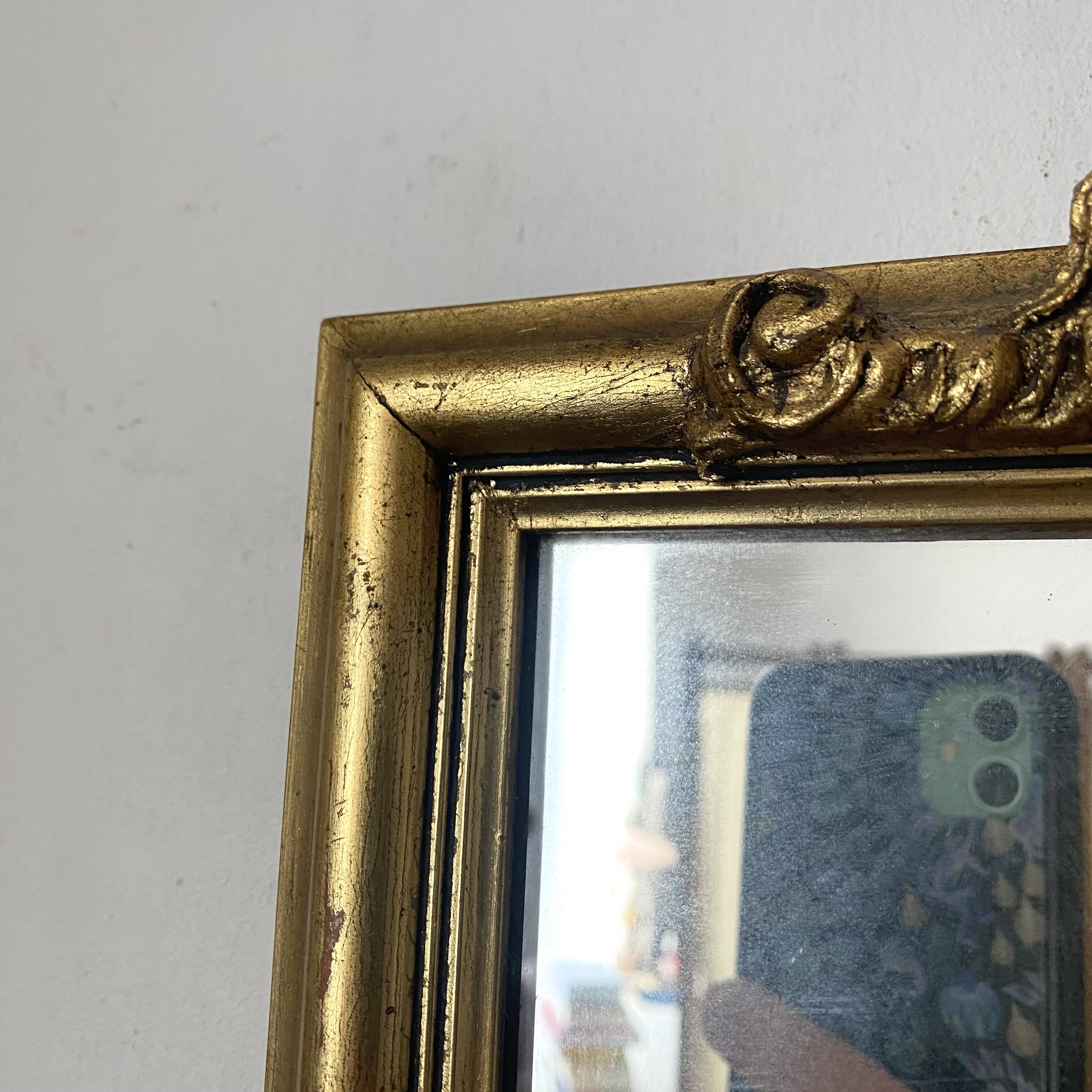 Golden mirror 51X29cm