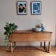 Old solid wood table