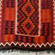 Afghan narrow Kilim Runner 384x94 cm, shabby chic, vintage decor kelim rug